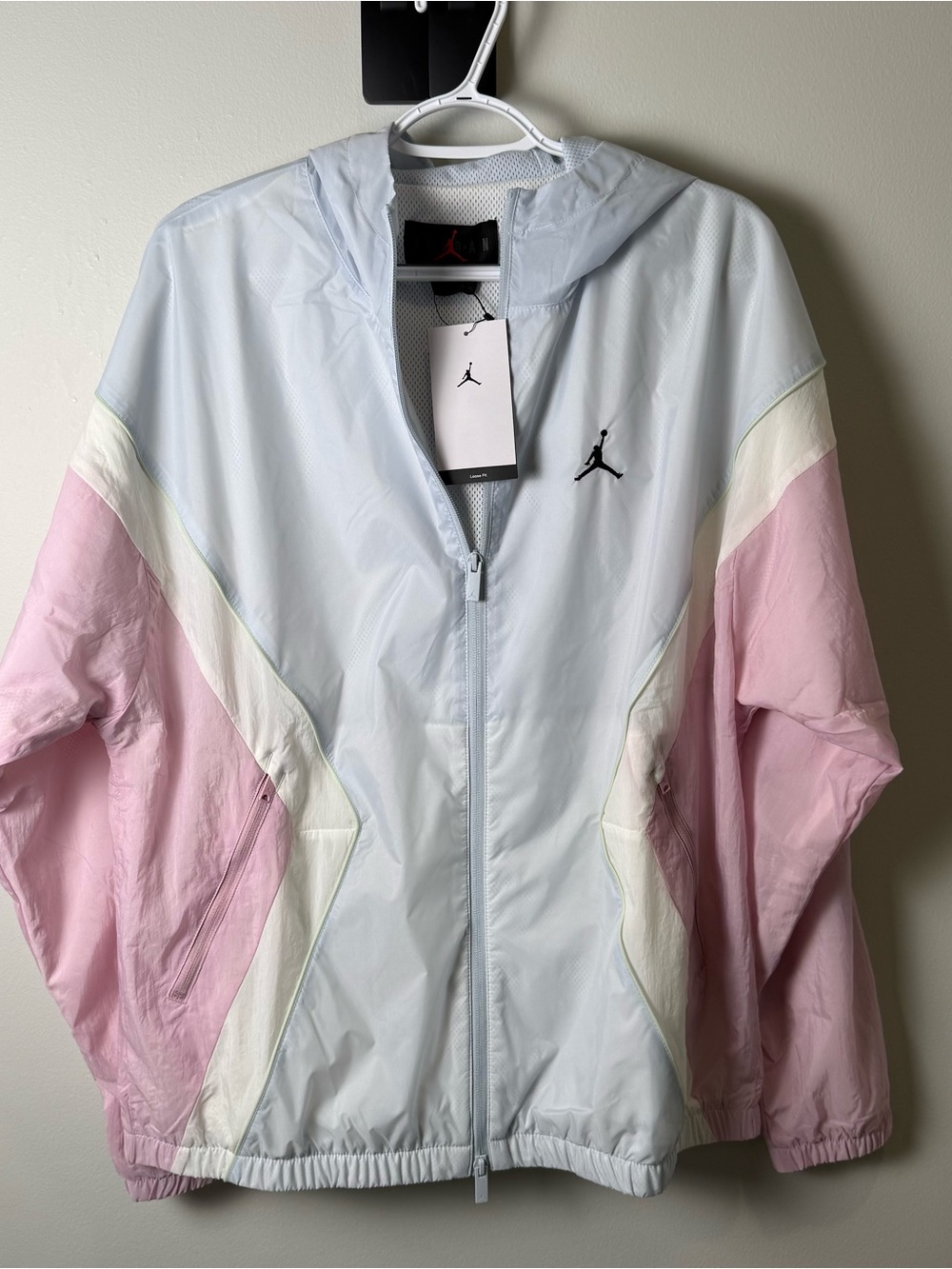 Nike Jordan Brooklyn Men’s Hooded Windbreaker Jacket M HF9333-472 NWT